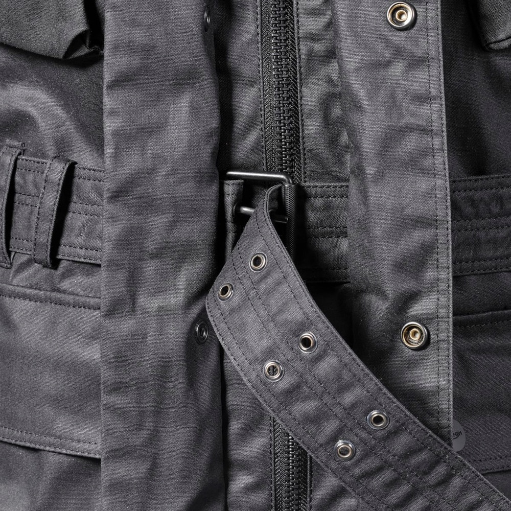 Triumph Beck Waxed Canvas Motorcycle Jacket + INCLUDED ARMOR! - Picture 3 of 13
